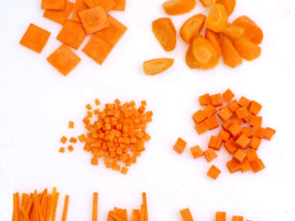 Unevenly Cut Vegetables Cook Inconsistently