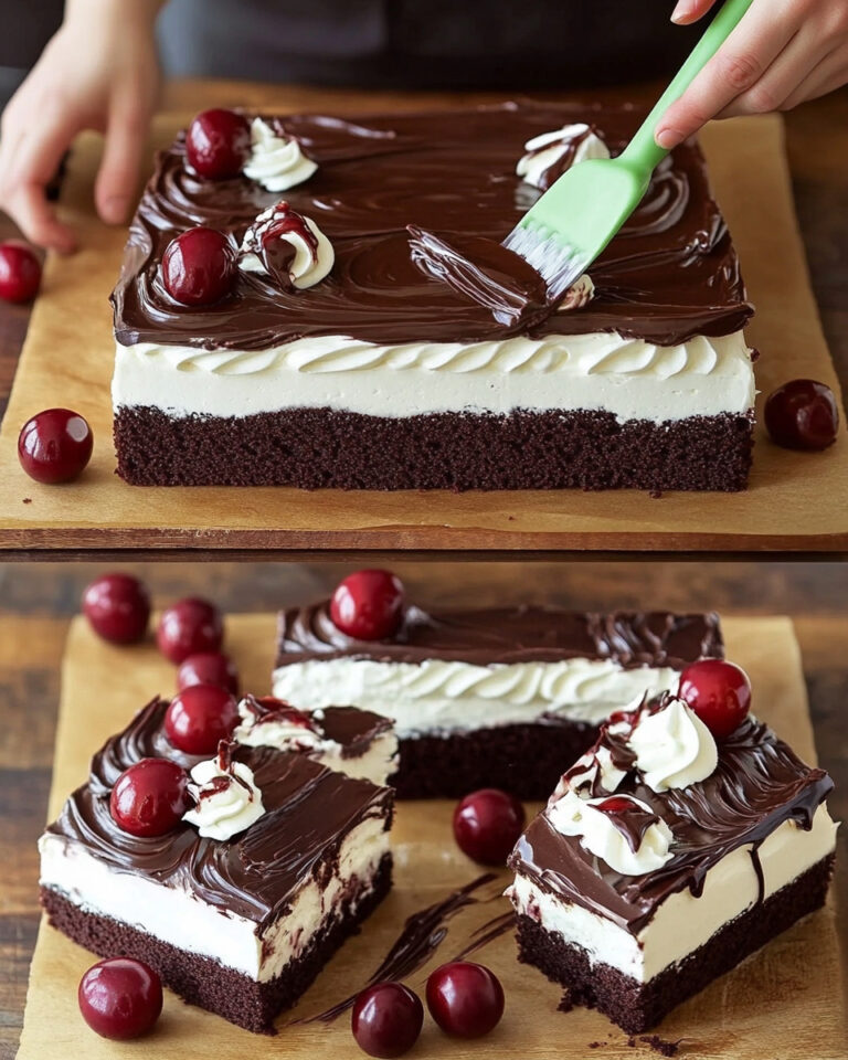 🍒 Schwarzwälder Torte vom Blech – Der Klassiker in neuer Form! 🍫
